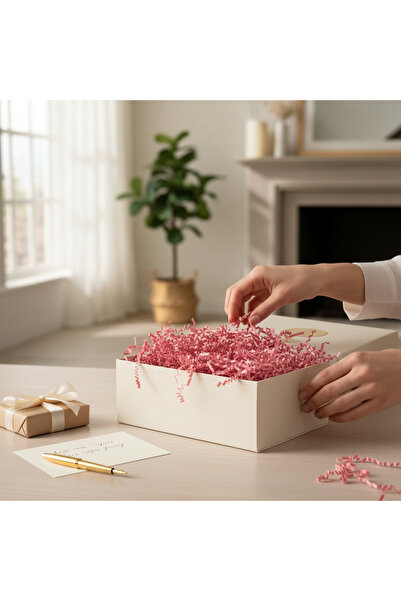 Store Pembe Zikzak Kırpık Kâğıt