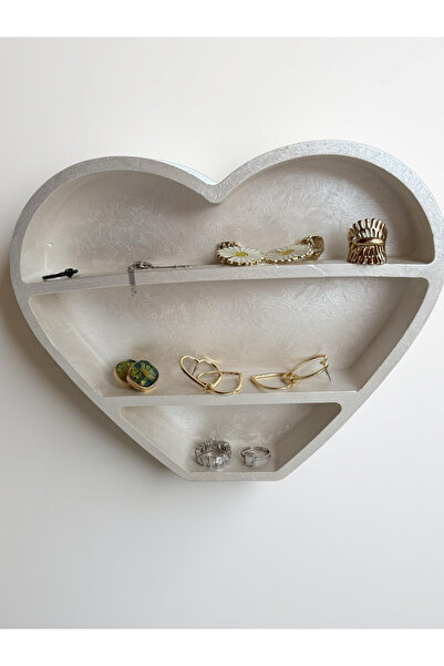 BerLa Home منظم مجوهرات على شكل قلب