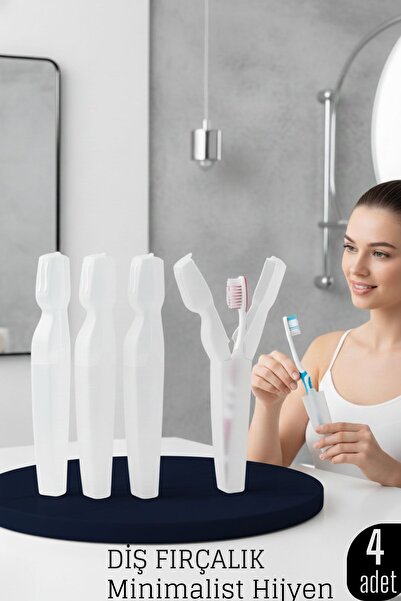 Transformacion Kapaklı Diş Fırça Kutusu 4 ADET Scappini Design