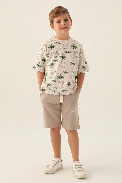 Rolypoly Boy's Bermuda Suit - Beige