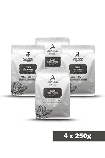 Addis Ababa Coffee Addıs Ababa Coffee Türk Kahvesi 4'lü Avantaj Paketi (1000 ...