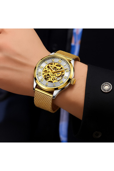 Sewor T-WINNER çift renk Mekanik Erkek Kol Saati