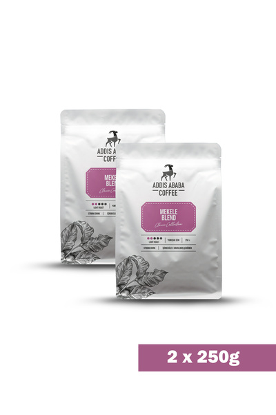 Addis Ababa Coffee Mekele Blend (meyvemsi) Avantajlı Paket 2 Ad. X 250 Gr. (5...
