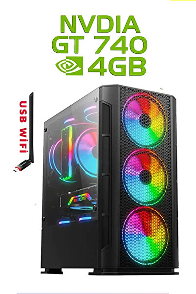 Dmc Nx12 (GTA 5) I5-3470 16GB RAM,256GB SSD,4GB GT740,oyuncu Masaüstü Bilgisayar