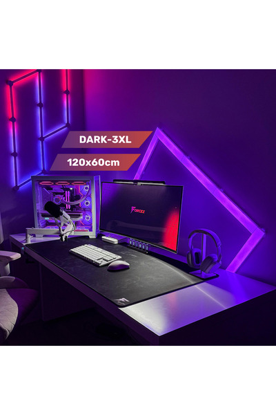 Forcex Signature Gaming Mousepad ماوس باد –Waterproof, Large Extended Non-Slip Pad (XXX-Large (120*60 cm))