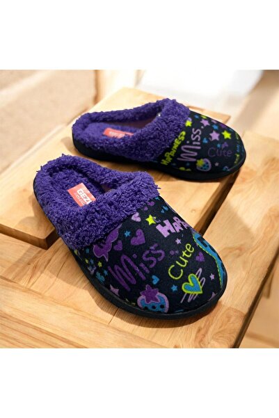GEZER New Season Furry Children's Carpet Slippers Winter Carpet Slippers with Fur Inside