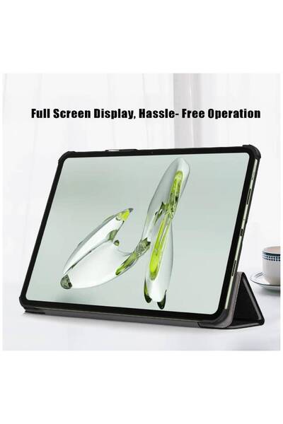 HYX Smart Case for OnePlus Pad Go 11.4'' (2023) - Trifold Stand, Auto Wake/Sleep, Black