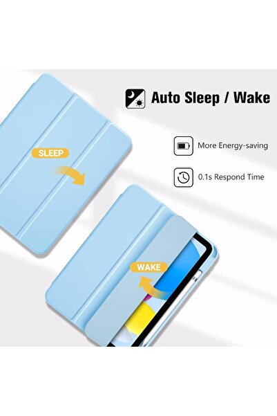 HYX iPad Case for iPad (A16) 11th Gen 11" (2025) & iPad 10th Gen 10.9" (2022) - Light Blue