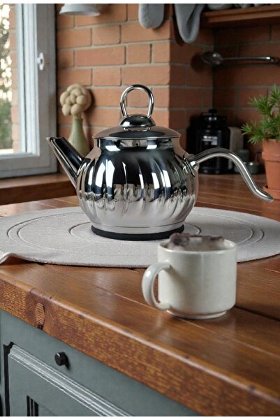 AR HOME إبريق شاي من الفولاذ المقاوم للصدأ (1.20 لتر)