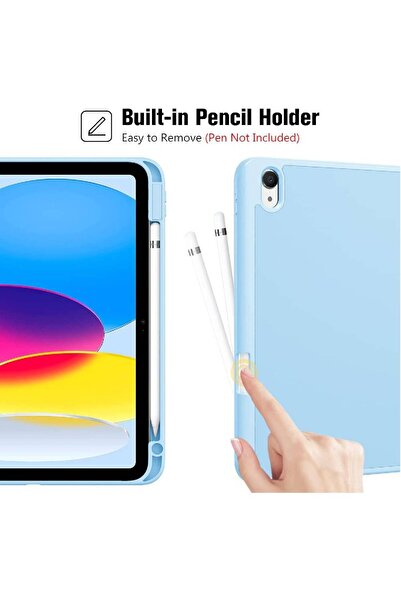 HYX iPad Case for iPad (A16) 11th Gen 11" (2025) & iPad 10th Gen 10.9" (2022) - Light Blue