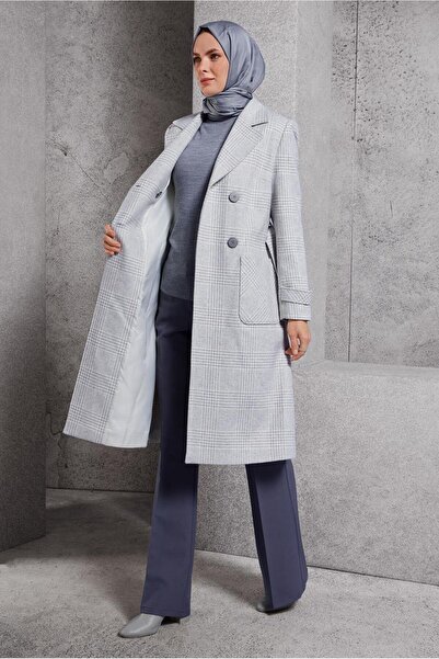 Alvina Пальто з поясом у клітинку 90550