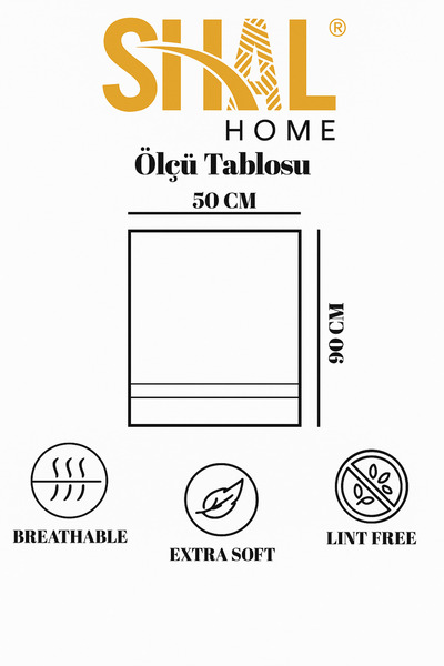 SHAL HOME Shal 100% бавовна Сірий 4-комплект рушників для рук і обличчя