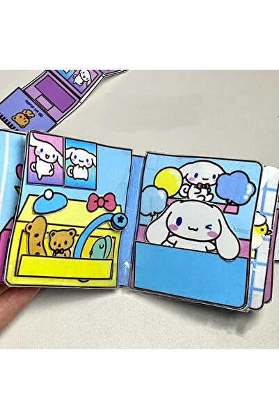 BANDAI DIY-C Kuromi Cinnamoroll Quiet Book My Melody Handmade DIY Children's Toys Development Hands on Abil