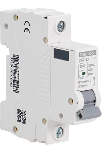 DEERCO Derko 1 Kutup 20 Amper 6 KA C Tipi Otomatik Sigorta