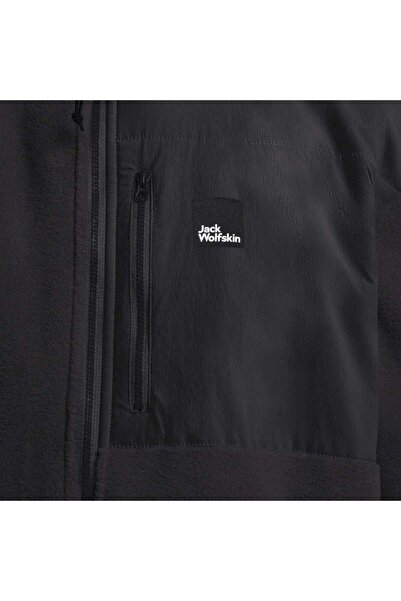 Jack Wolfskin Sumetro Fz Men's Black Fleece Jacket Men's Fleece Jacket A64108