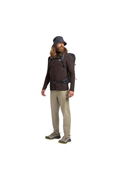 Jack Wolfskin Kolbenberg Fz Men's Brown Fleece Jacket Men's Fleece Jacket A63964