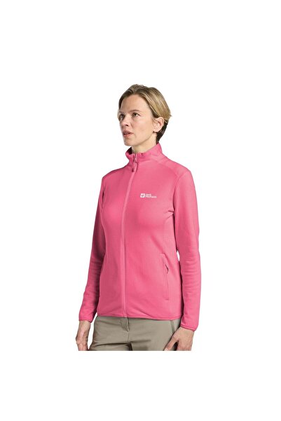 Jack Wolfskin Kolbenberg Fz Women's Pink Fleece Jacket Women's Fleece Jacket A63965