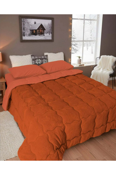 BELENAY Sherpa Double Comforter Set