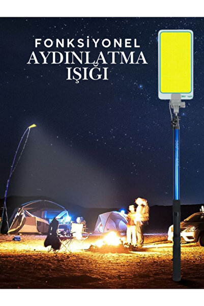 Outdoor Taşınabilir Ayarlanabilir Fonksiyonel Aydınlatma Işığı Dış Mekan Kamp Etkinlik Alanı Balıkçılık Gezi