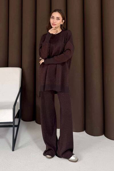 Melike Tatar Σετ πλεκτό με γκλίτερ κουμπιά 70-2519