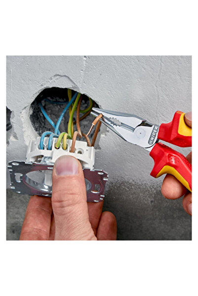 Knipex combination pliers/patent sharp with multi-component handle 145mm VDE