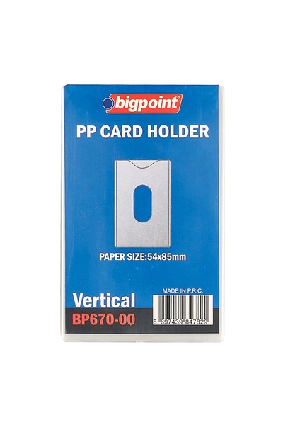 Bigpoint Husă pentru carte de identitate, permis de conducere, moale, PP, tra...