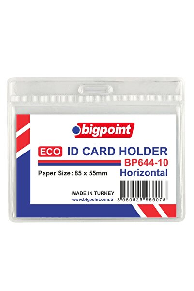 Bigpoint Pungă Eco Card Orizontală 85x55mm x 100 buc