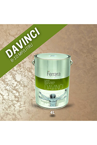 Ferrara Design Vopsea decorativa Davinci, Ferrara Design, pe baza de apa, DAA...