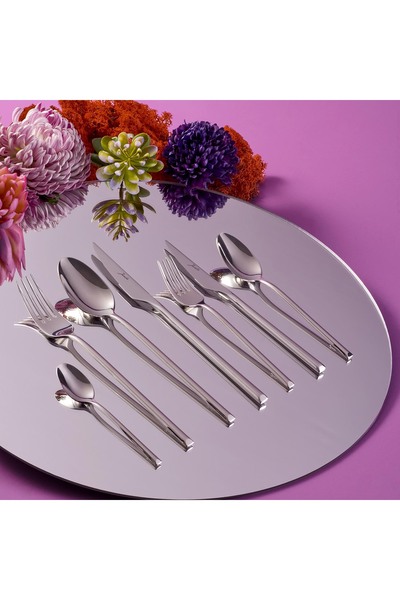Jumbo 2006 84 Pieces 12-Person Steel Cutlery Set