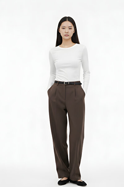 Gubo Women's Body Long Sleeve Stretch Fabric Crew Neck