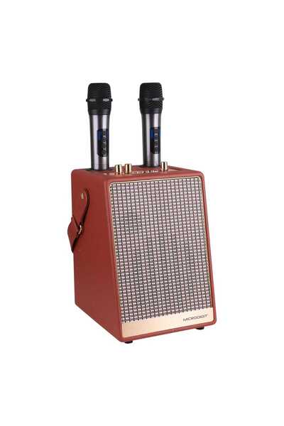 Microdigit MD675PS Wireless Karaoke Speaker with Deep Sound and Dual Microphones
