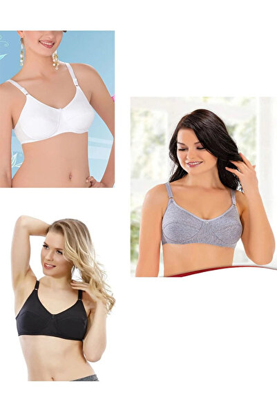 Liza Γυναικείο σουτιέν με σφουγγάρι χωρίς υποστήριξη 3 Συσκευασία