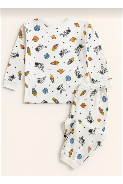 elmas kids Set de pijamale cu modele pentru băiat, bumbac 100% piese