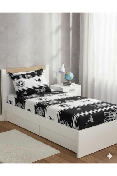 VODDİ Child Pattern |   Single Fitted Sheet Set |   Anti-Sweat Surface |   70% Cotton