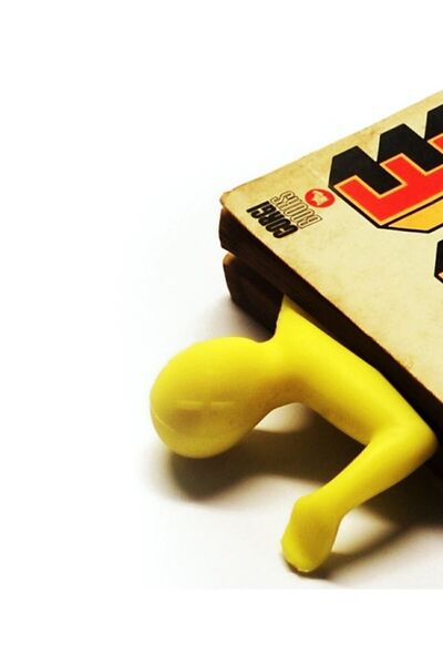 Bundera Crushed Man Bookmark Bookmark Reading Bookcase Cabinet Accessory Bookmark