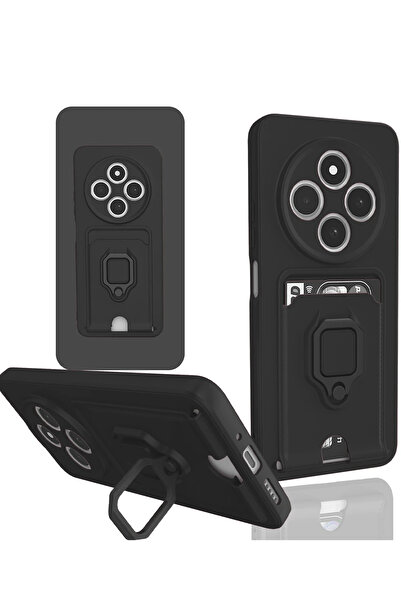 NewFace حافظة RDBYDN لهاتف شاومي ريدمي 14C من السيليكون مع حامل لبطاقة الزوما...