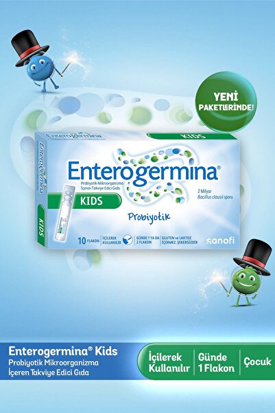 Enterogermina Kids 10 Flakon 2 Milyar Bacillus Clausii Sporu İçeren Probiyotik
