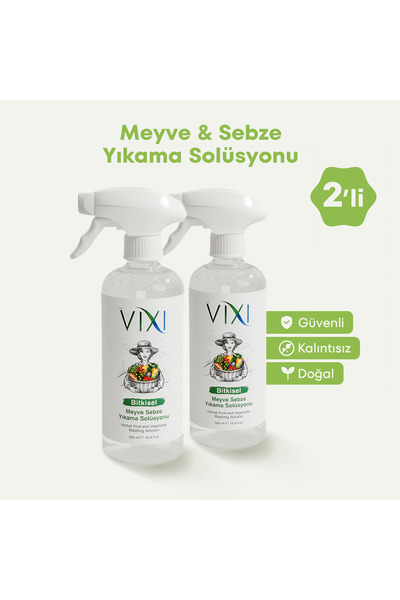 The Vixi Meyve Sebze Yıkama Solüsyonu 2'li
