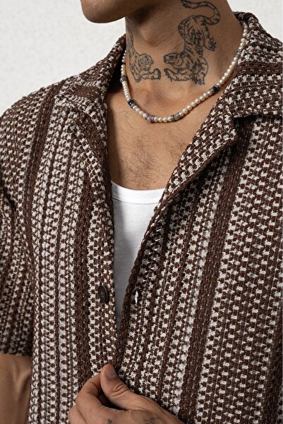 Plus Eighteen Ethnic Knitwear Men's Shirt