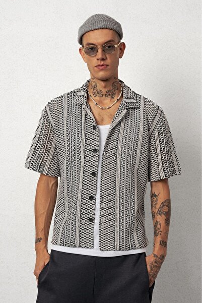 Plus Eighteen Ethnic Knitwear Men's Shirt
