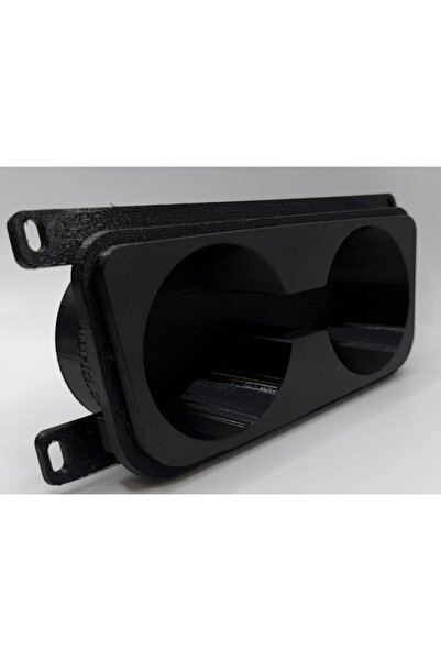 BMW E90/E91/E92/E93 Cup Holder – Replaces Ashtray, Textured Black or 3D Carbon Effect, With/Withou