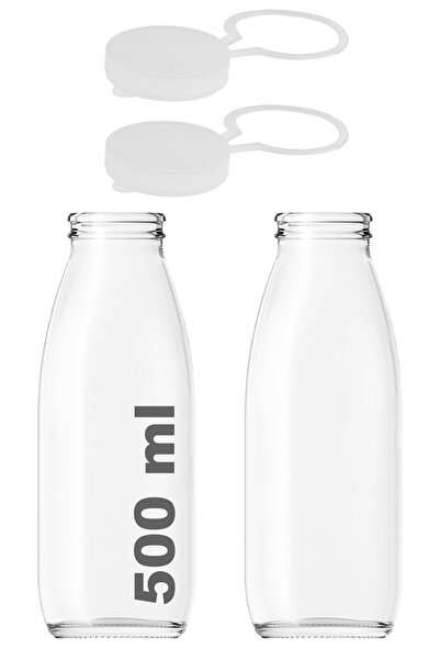 Afracam 500 ml Şeffaf Süt, Ayran, Su, Limonata, Meşrubat Şişesi 500 Cc Askılı...