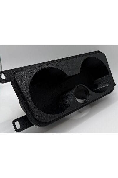 BMW E90/E91/E92/E93 Cup Holder – Replaces Ashtray, Textured Black or 3D Carbon Effect, With/Withou