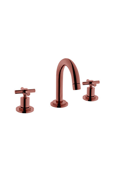 Artema Juno A4086126 Lavabo Bataryası, 3 Delikli Lavabolar için, Bakır