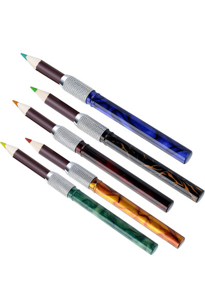 Art-n-Fly Set de 5 extensii de creioane, Art-n-Fly, sistem de prindere cu șur...