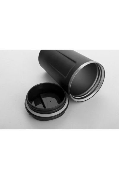 ALLMUG Black Vacuum Steel Thermos 500 ml – Elegance and Functionality in One!