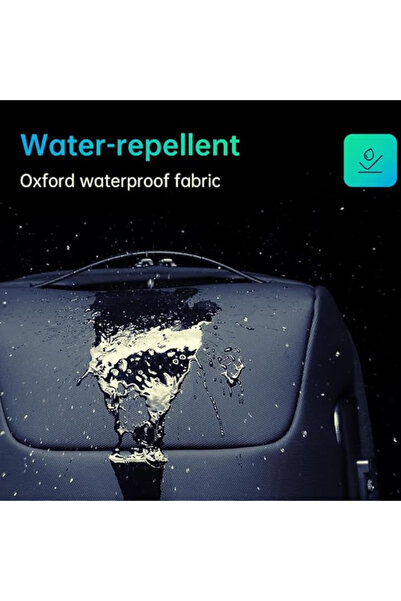 Zimtal Anti-Theft Waterproof 15.6-inch Laptop Backpack with USB Charging Port and TSA Lock