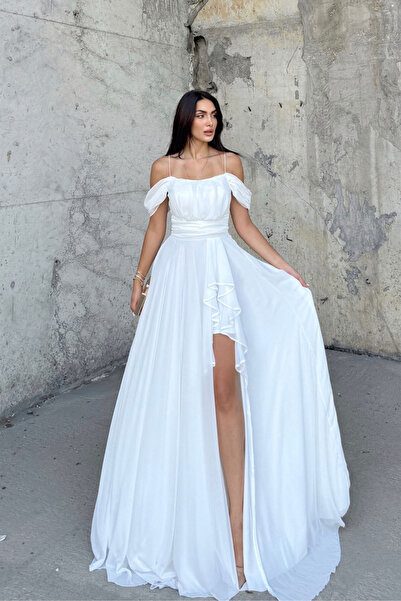 bella istanbul Λαιμόκοψη Alice Madonna - Βραδινό φόρεμα με λουράκι από σχοινί...