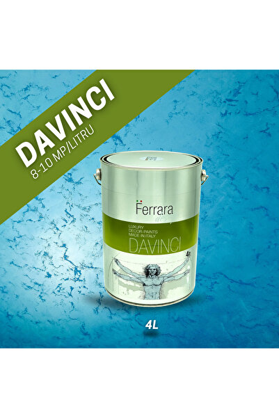 Ferrara Design Vopsea decorativa perlata Davinci, Ferrara Design, cod DAA47, 4lt