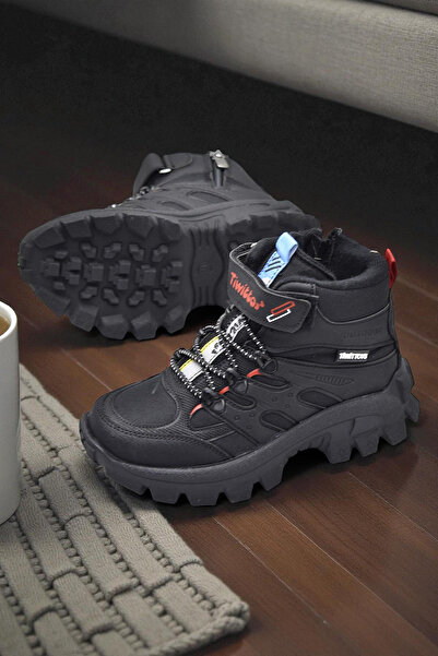 ISPARTALILAR 390U Orthopedic Sole Elastic Velcro Girls' Boots Boys' Boots Unisex Children's Boots